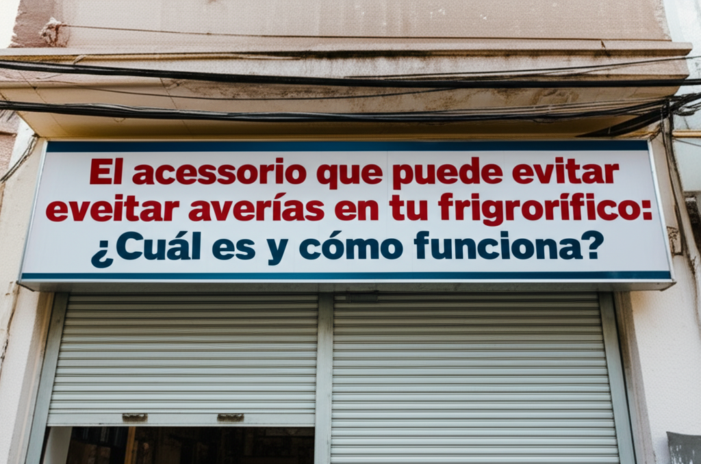El accesorio que puede evitar averías en tu frigorífico: ¿Cuál es y cómo funciona? 1 1755714452
