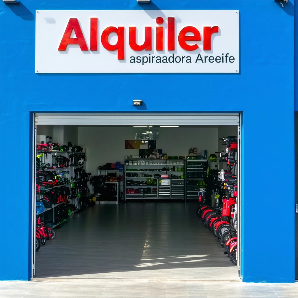 Alquiler aspiradora industrial Arrecife