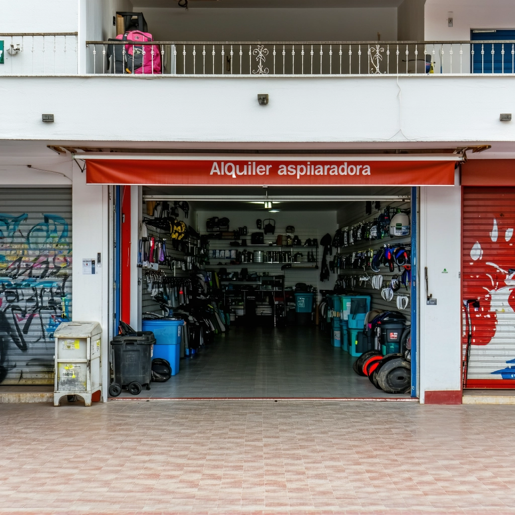 Alquiler aspiradora industrial Cartagena