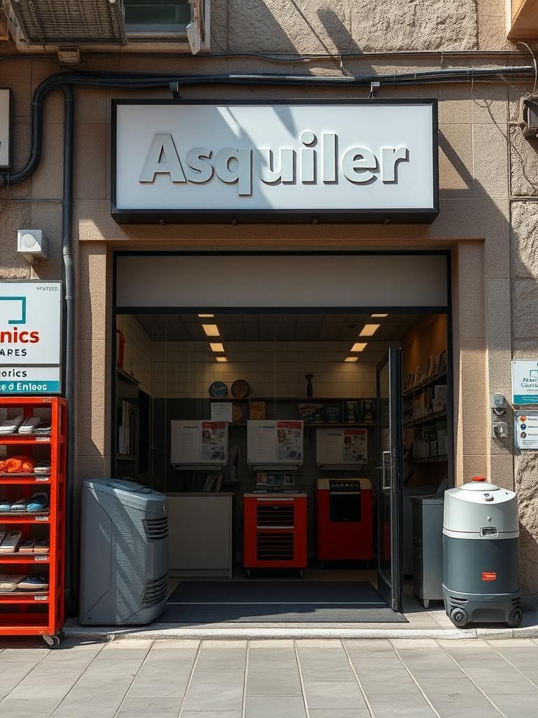 Alquiler aspiradora industrial Madrid