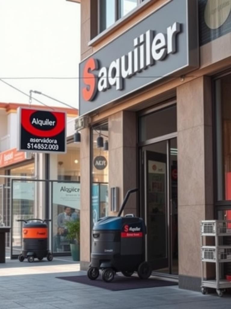 Alquiler aspiradora industrial Zamora