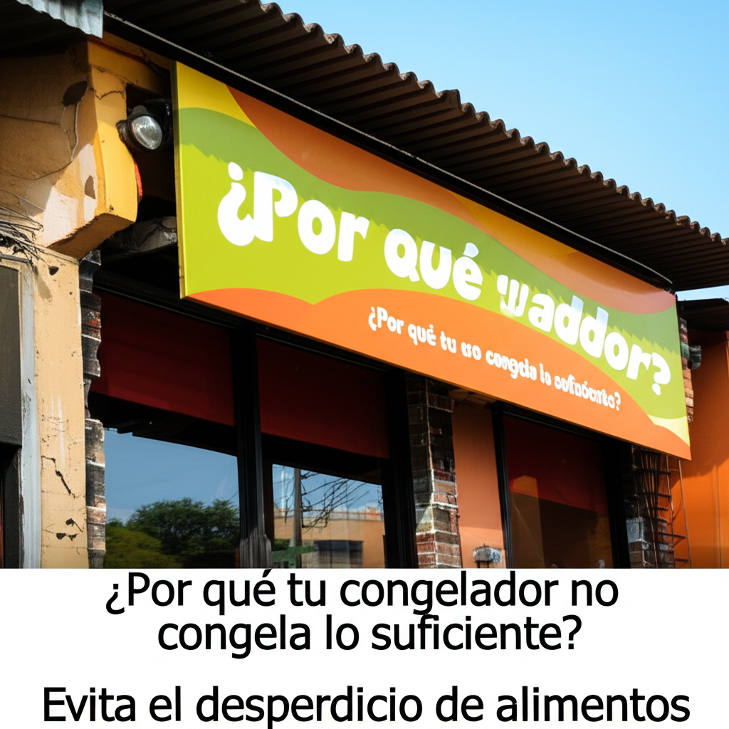 ¿Por qué tu congelador no congela lo suficiente? Evita el desperdicio de alimentos 1 analysisNeed to output a title in Spanish, max 60 characters, optimized SEO, for image related to ¿Por qué tu congelador no congela lo suficiente? Evita el desperdicio de alimentos. So maybe Congelador