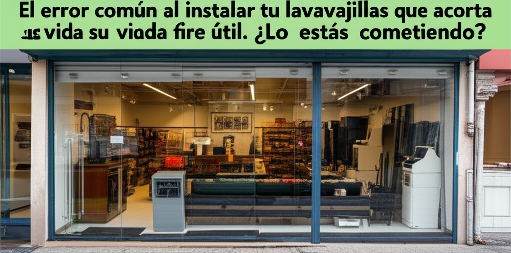 El error común al instalar tu lavavajillas que acorta su vida útil. ¿Lo estás cometiendo? 1 analysisThe user wants a SEO-optimized title in Spanish for an image related to the given title. Must be brief max 60 characters, descriptive, include relevant keywords, attractive. Only return the title, no greetings, no extra languages.