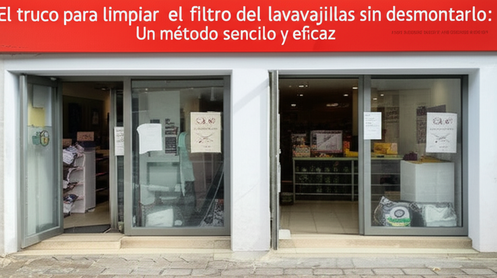 El truco para limpiar el filtro del lavavajillas sin desmontarlo: Un método sencillo y eficaz 1 analysisThe user wants a SEO-optimized title in Spanish for an image, related to the provided title. Must be brief (max 60 characters). Include relevant keywords, be attractive. Only return the title, no greetings, no other language