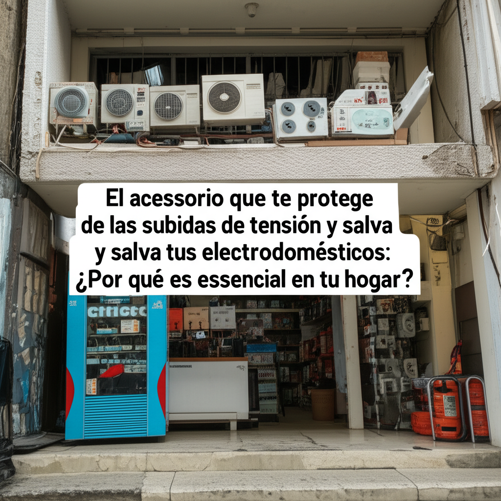 El accesorio que te protege de las subidas de tensión y salva tus electrodomésticos: ¿Por qué es esencial en tu hogar? 1 analysisUser asks for Spanish SEO-optimized title for an image, maximum 60 chars, descriptive, includes relevant keywords, attractive. Must only return title, no greeting, no extra language. So provide title in Spanish,